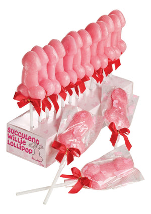 Jeu coquin Spencer & Fleetwood Willie Lollipop Display 24 pcs