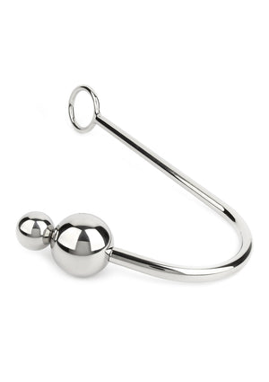 Accessoire BDSM Mr. Steel Anal Hook Double Balls 25+40mm