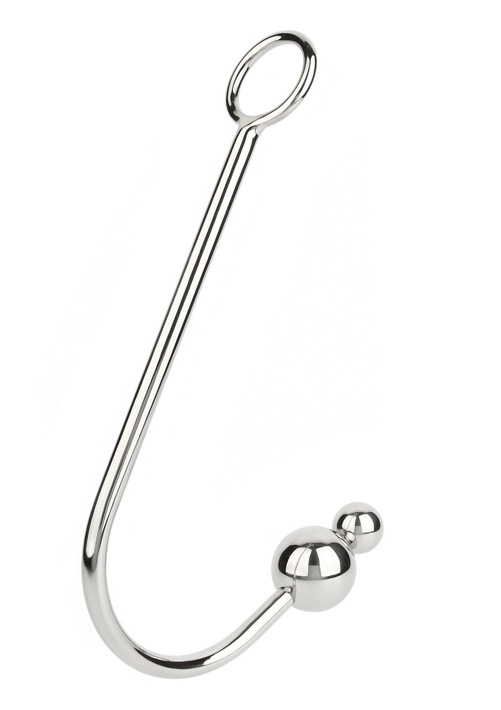 Accessoire BDSM Mr. Steel Anal Hook Double Balls 25+40mm