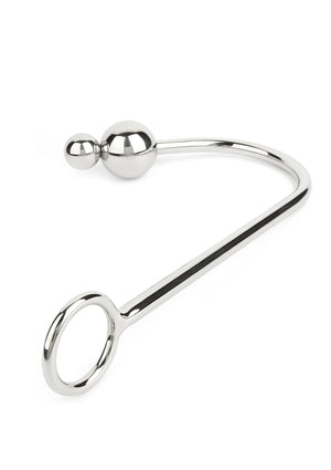 Accessoire BDSM Mr. Steel Anal Hook Double Balls 25+40mm