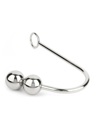 Accessoire BDSM Mr. Steel Anal Hook Double Balls 40+40mm