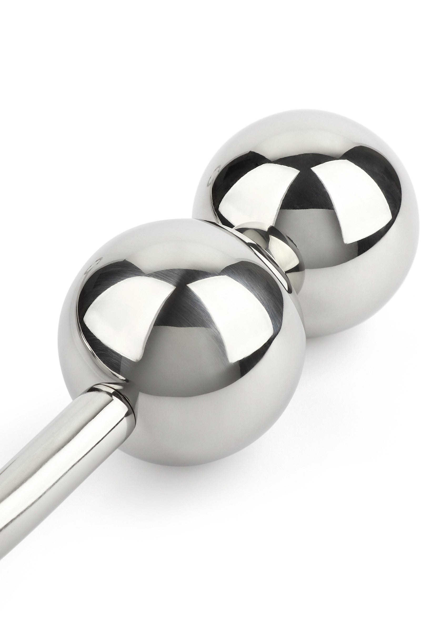 Accessoire BDSM Mr. Steel Anal Hook Double Balls 40+40mm
