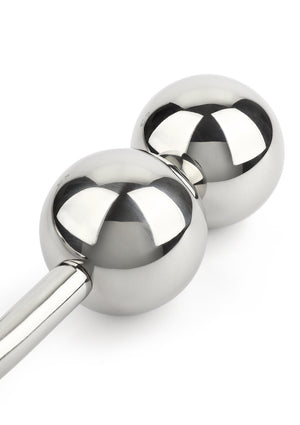 Accessoire BDSM Mr. Steel Anal Hook Double Balls 40+40mm