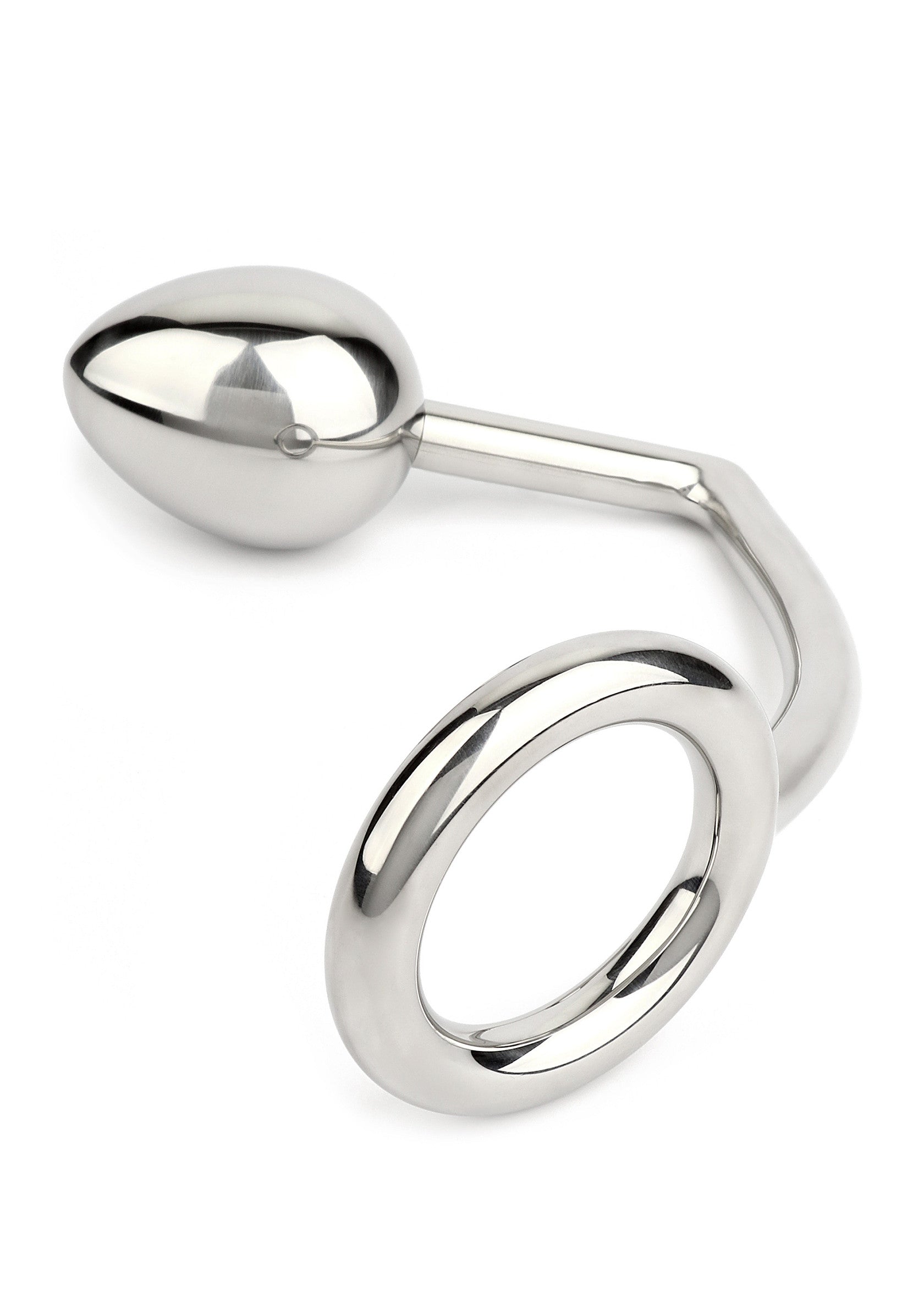 Performance masculine Mr. Steel Ass Hitch Egg 40 mm / Ring 40 mm