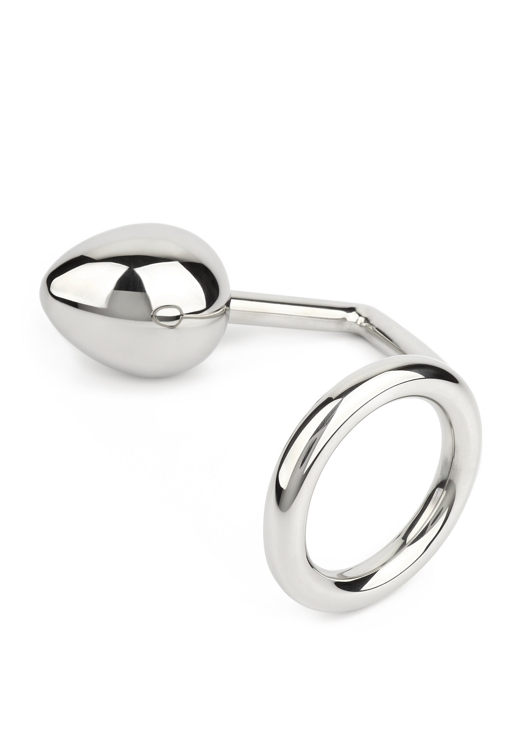 Performance masculine Mr. Steel Ass Hitch Egg 45 mm / Ring 45 mm