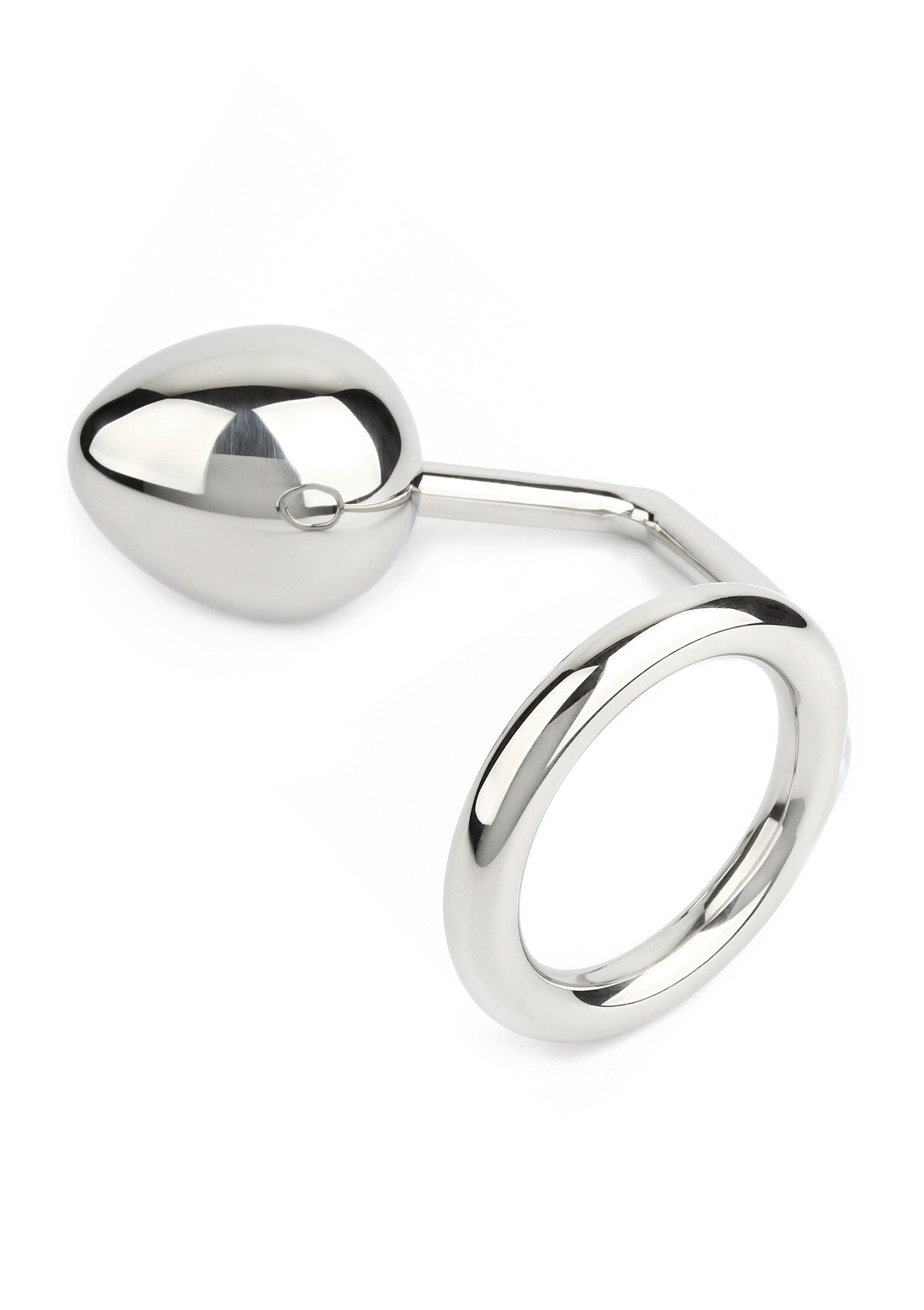 Performance masculine Mr. Steel Ass Hitch Egg 50 mm / Ring 50 mm