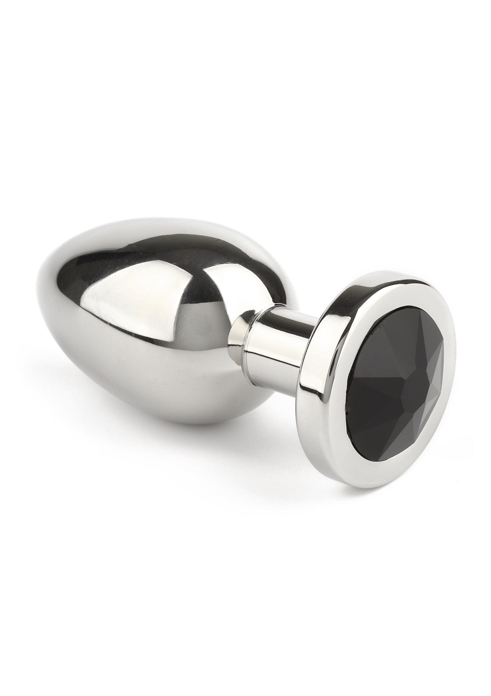 Jouet anal Mr. Steel Jewled Butt Plug Small