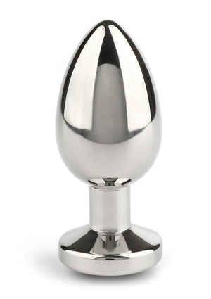 Jouet anal Mr. Steel Jewled Butt Plug Small