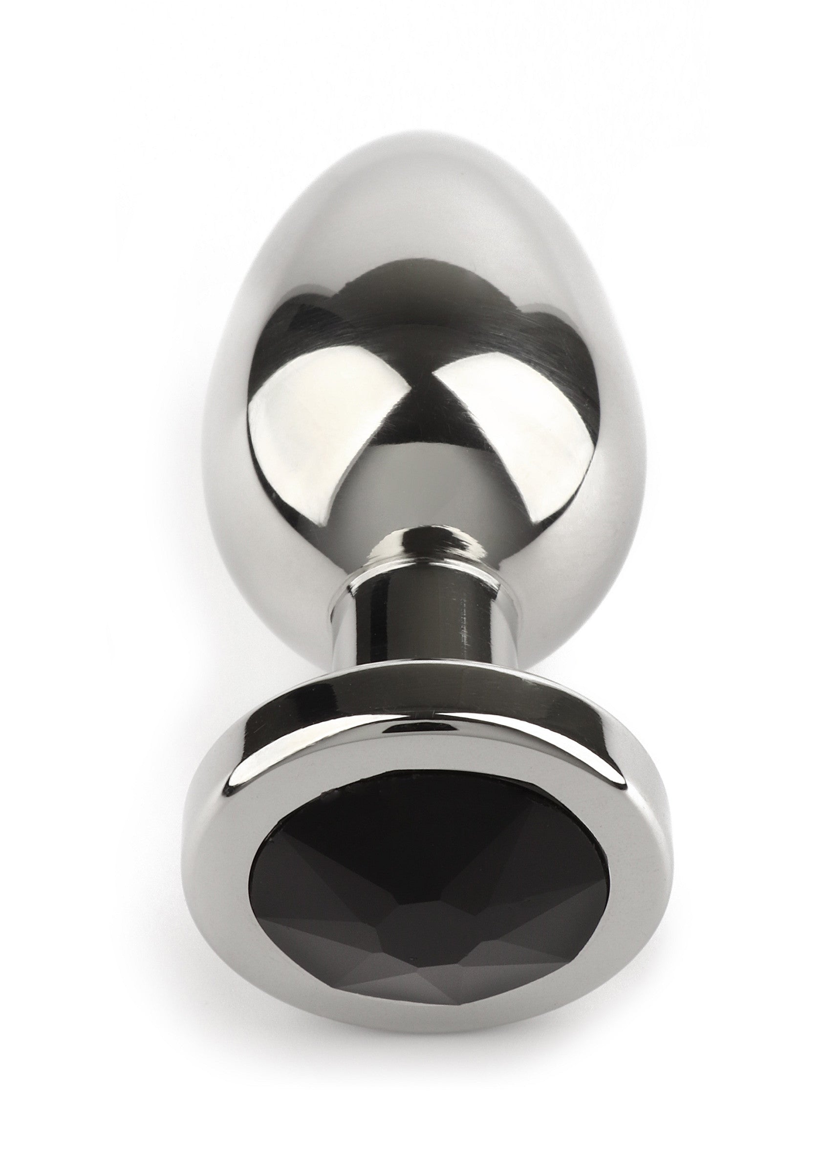 Jouet anal Mr. Steel Jewled Butt Plug Small