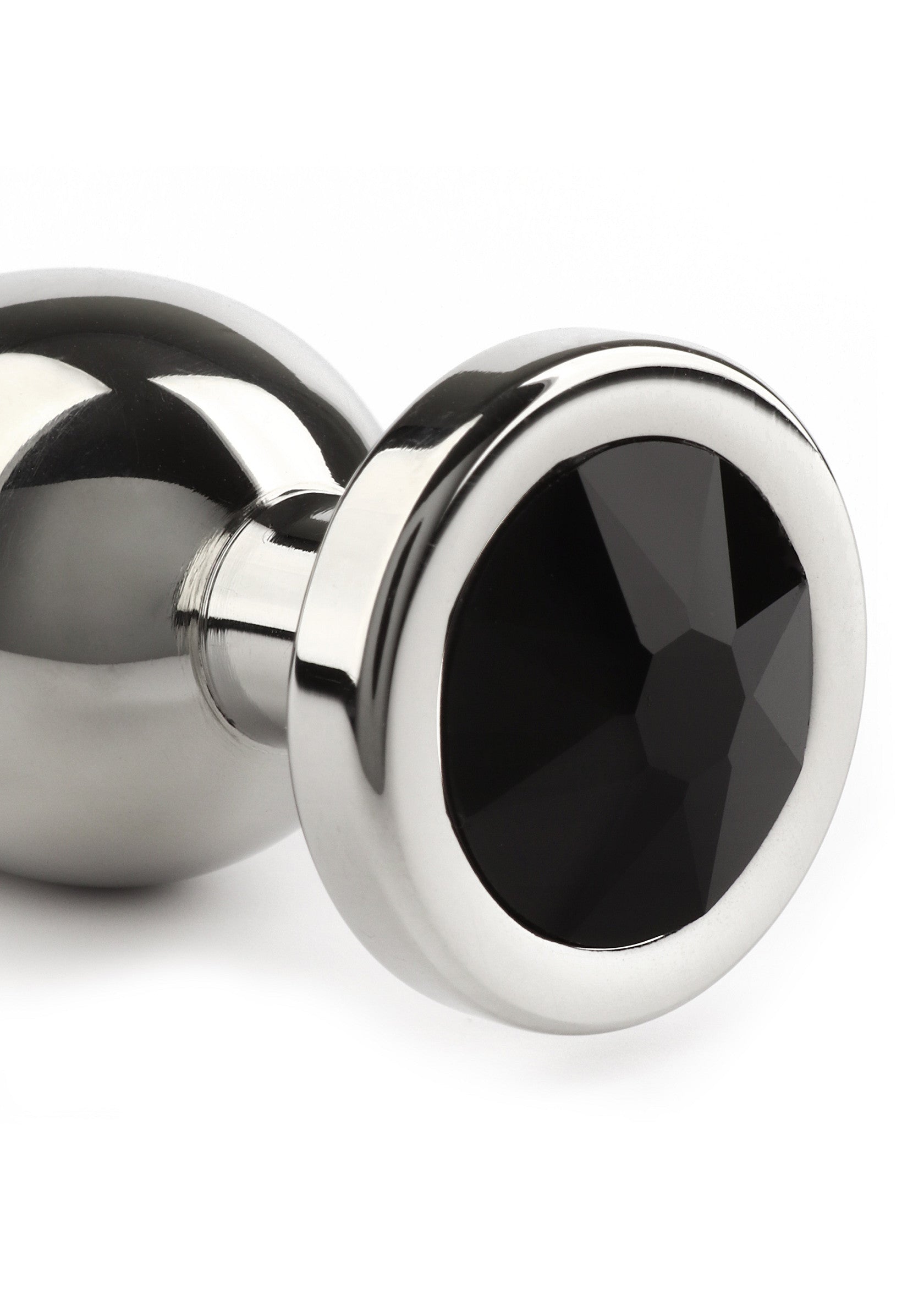 Jouet anal Mr. Steel Jewled Butt Plug Small