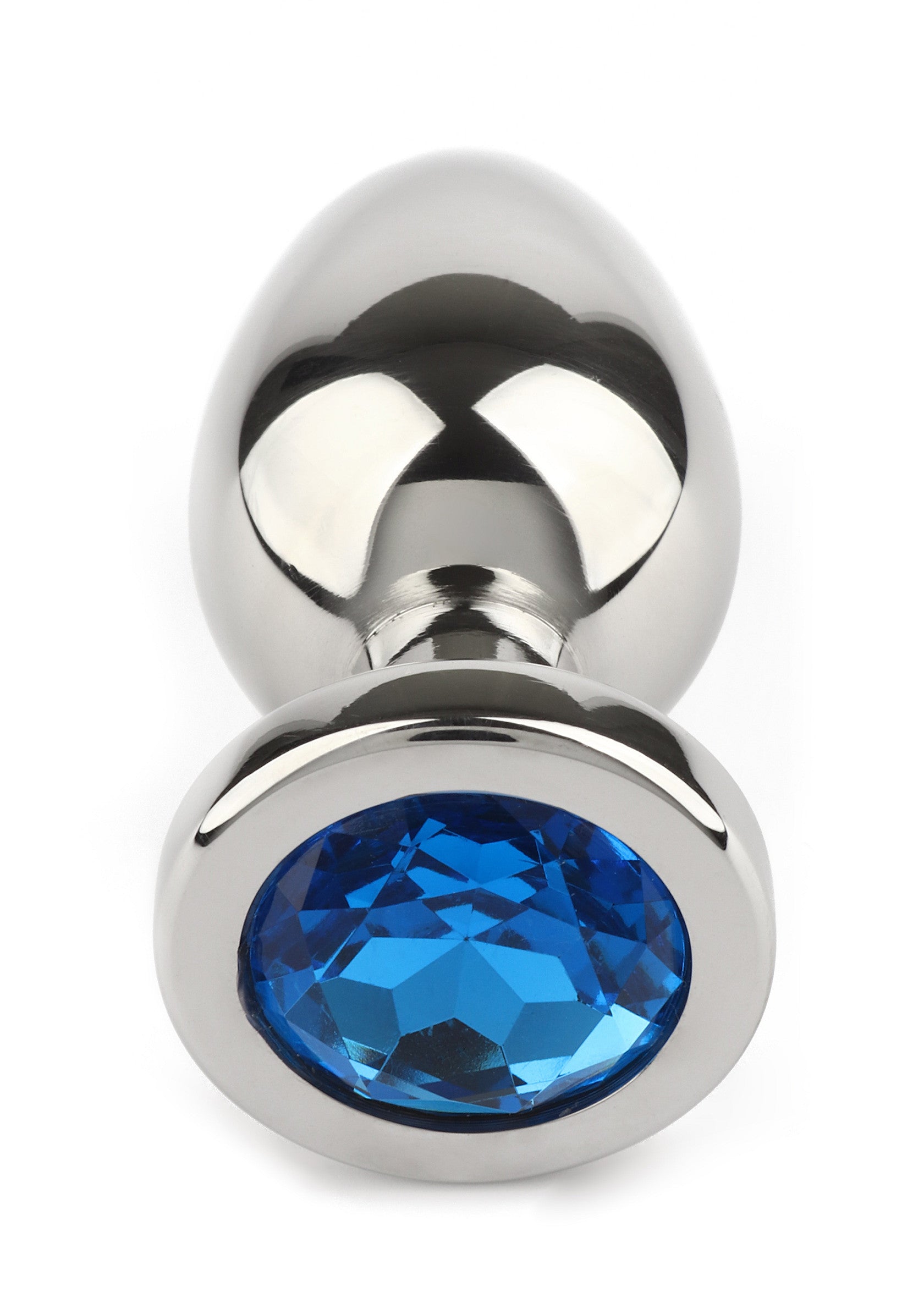 Jouet anal Mr. Steel Jewled Butt Plug Small