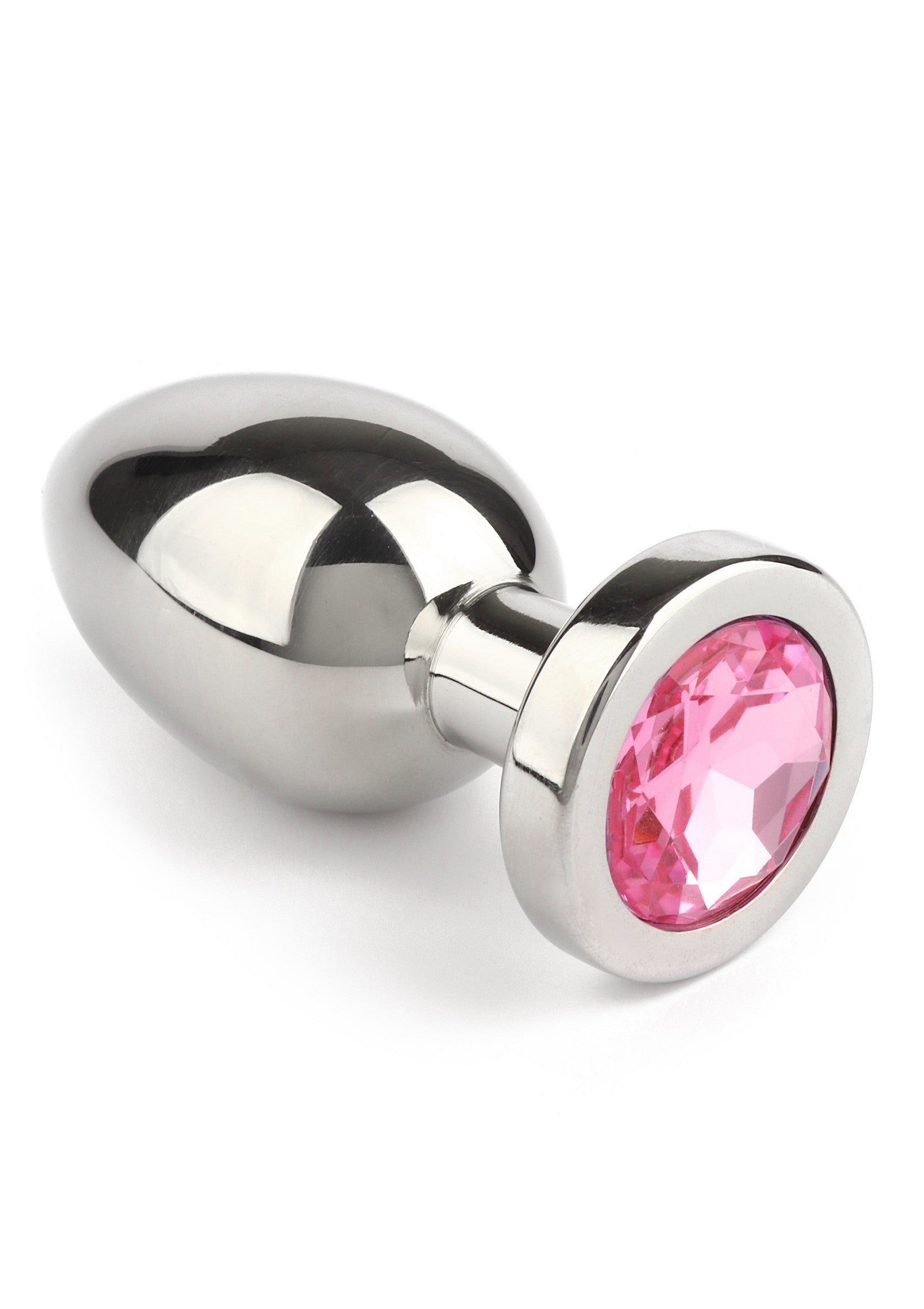 Jouet anal Mr. Steel Jewled Butt Plug Small