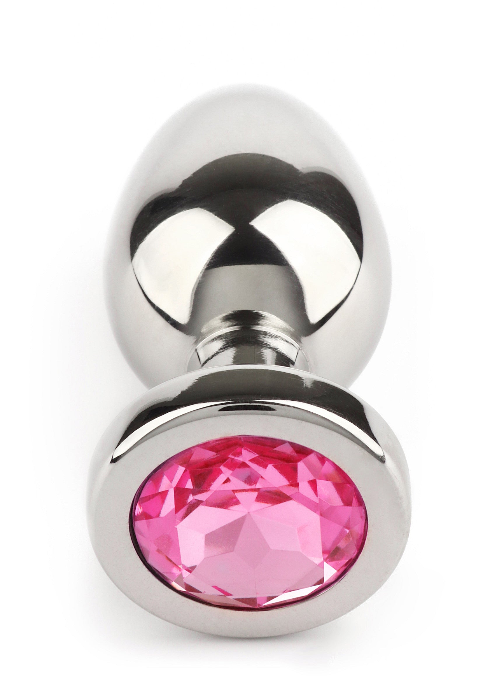 Jouet anal Mr. Steel Jewled Butt Plug Small
