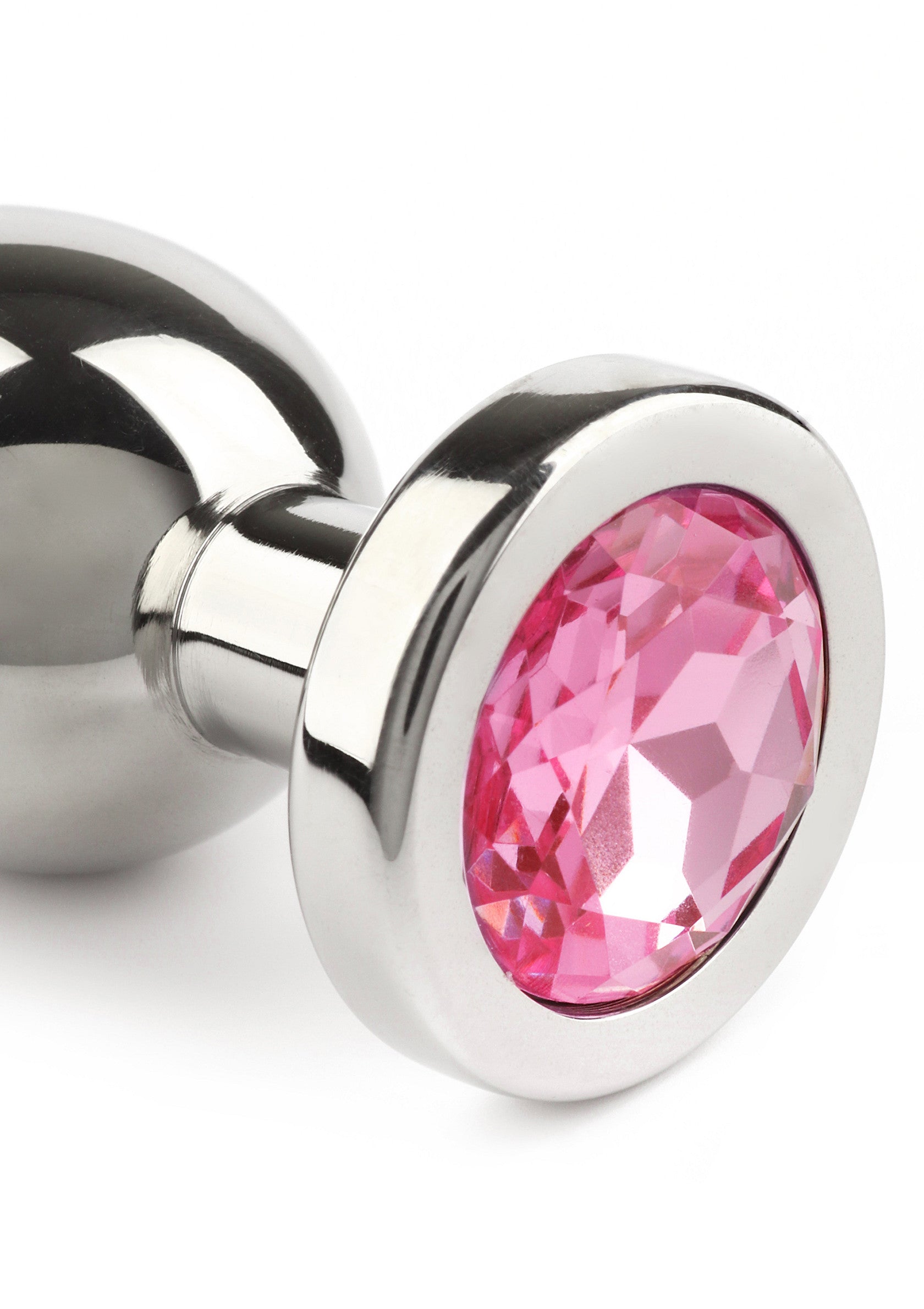 Jouet anal Mr. Steel Jewled Butt Plug Small