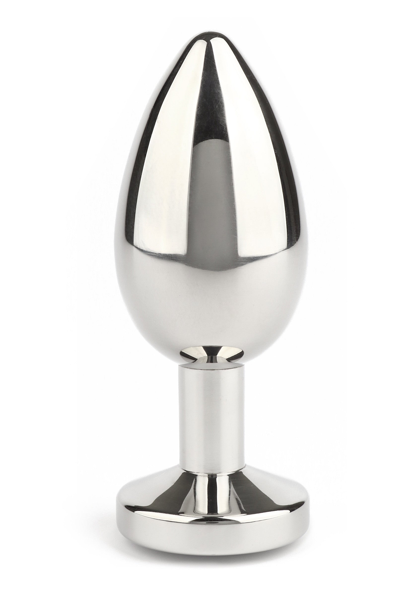 Jouet anal Mr. Steel Jewled Butt Plug Medium