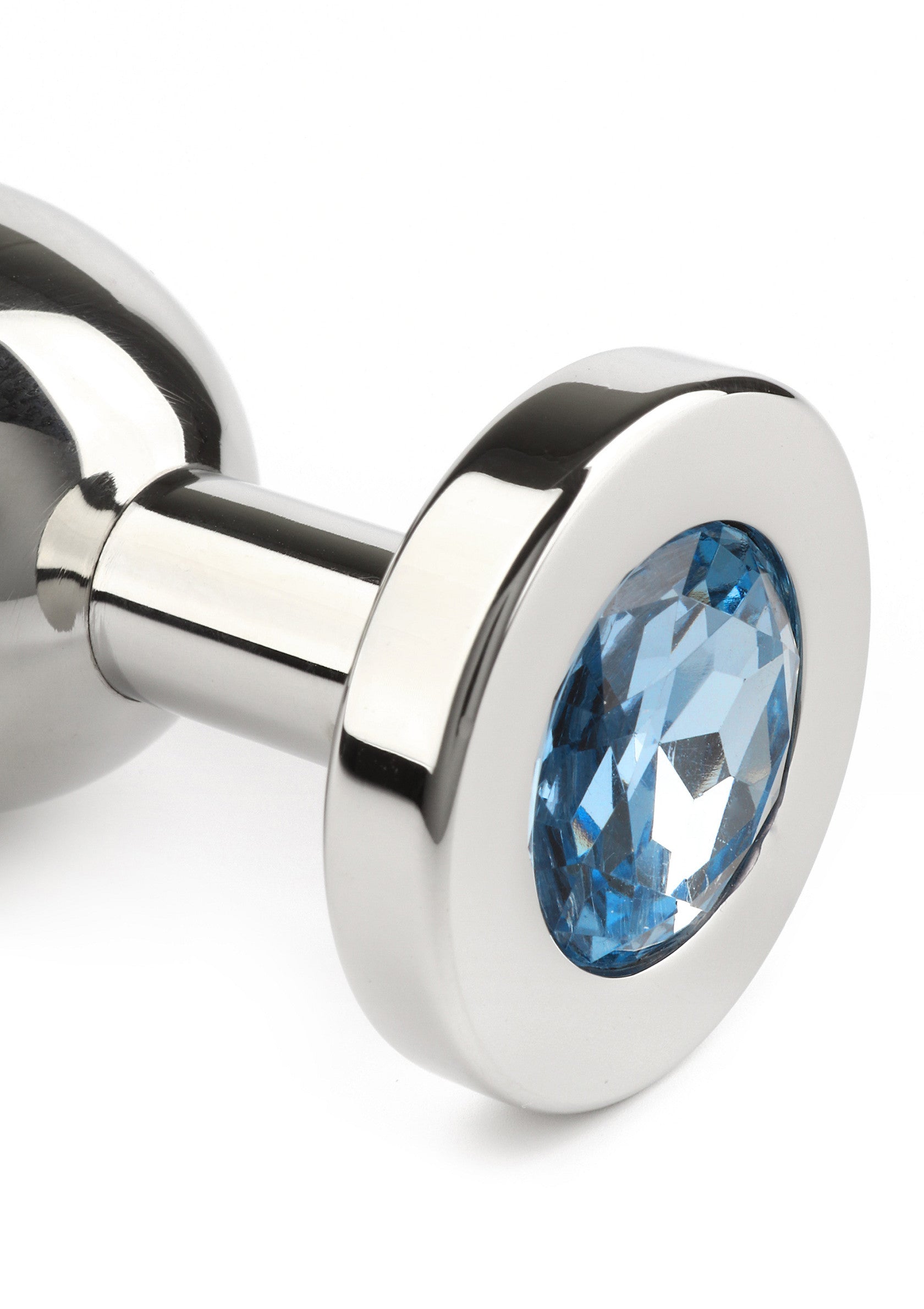 Jouet anal Mr. Steel Jewled Butt Plug Medium