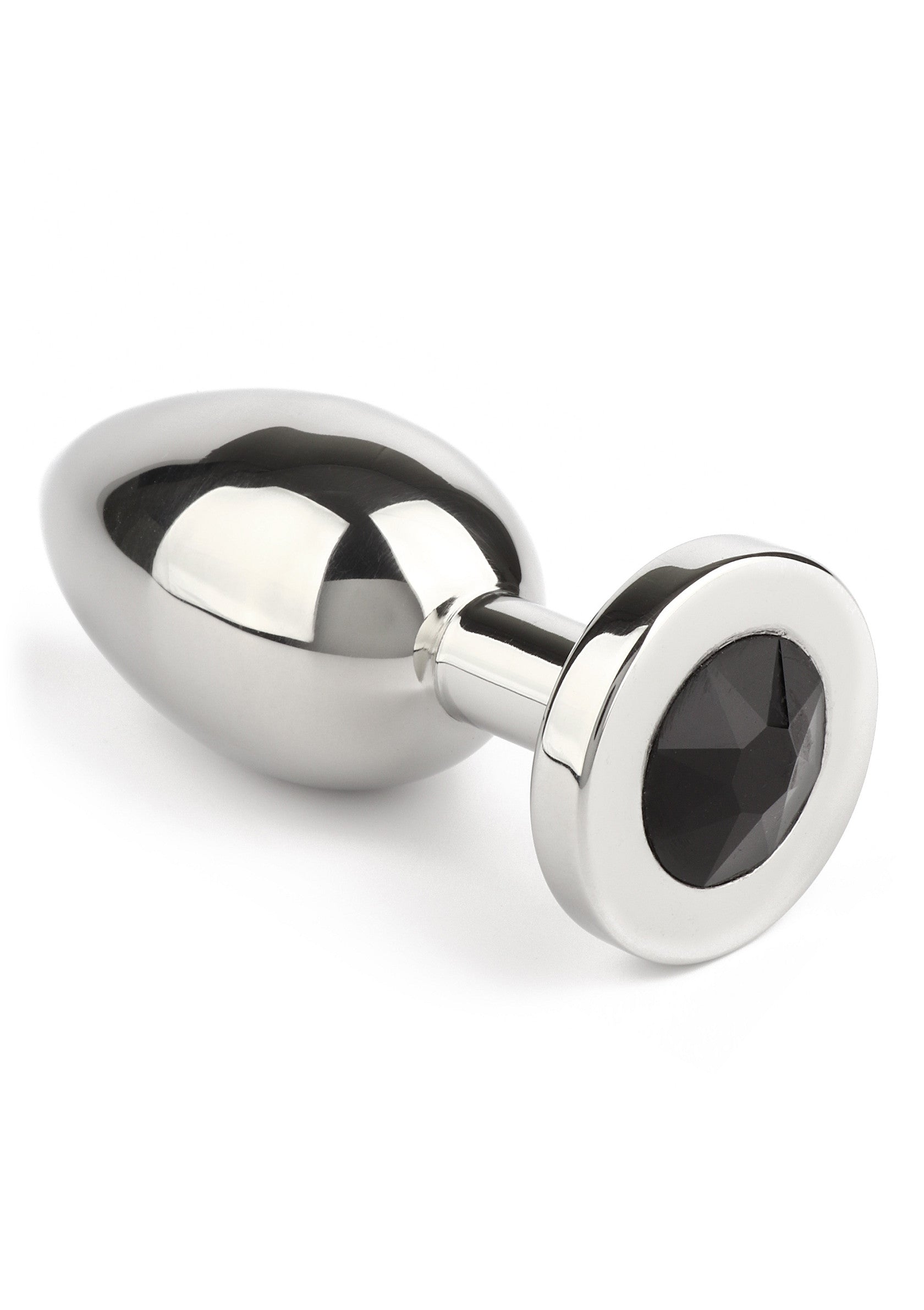 Jouet anal Mr. Steel Jewled Butt Plug Medium