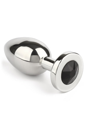 Jouet anal Mr. Steel Jewled Butt Plug Medium
