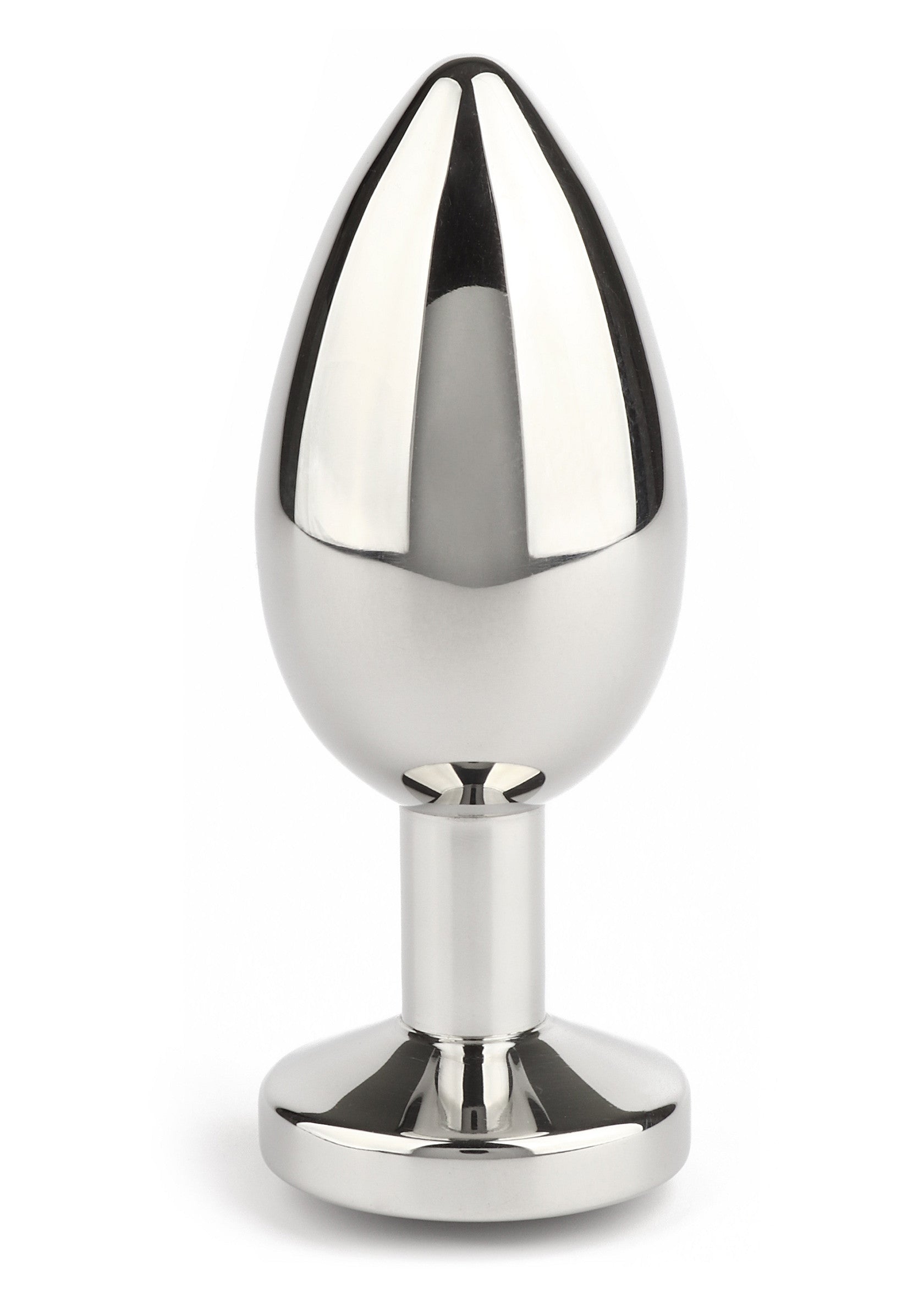 Jouet anal Mr. Steel Jewled Butt Plug Medium