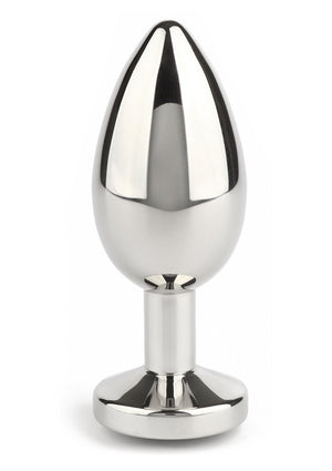 Jouet anal Mr. Steel Jewled Butt Plug Medium