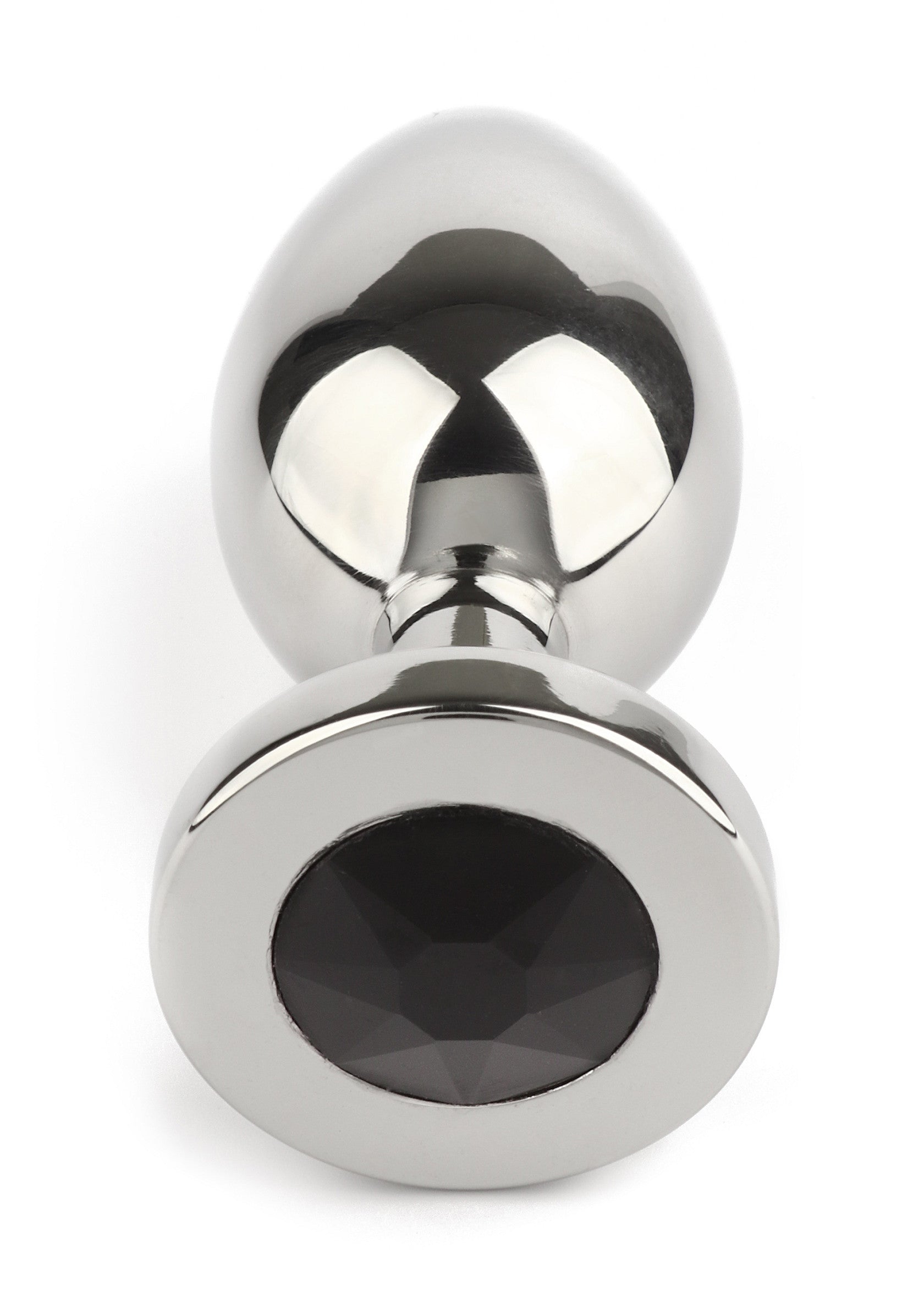 Jouet anal Mr. Steel Jewled Butt Plug Medium