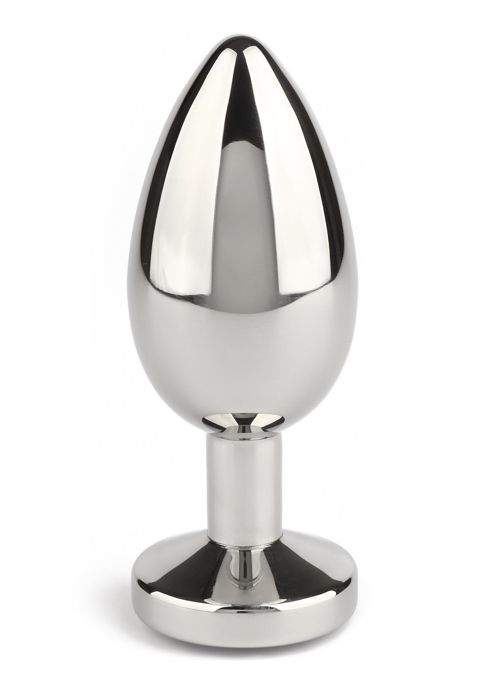 Jouet anal Mr. Steel Jewled Butt Plug Medium