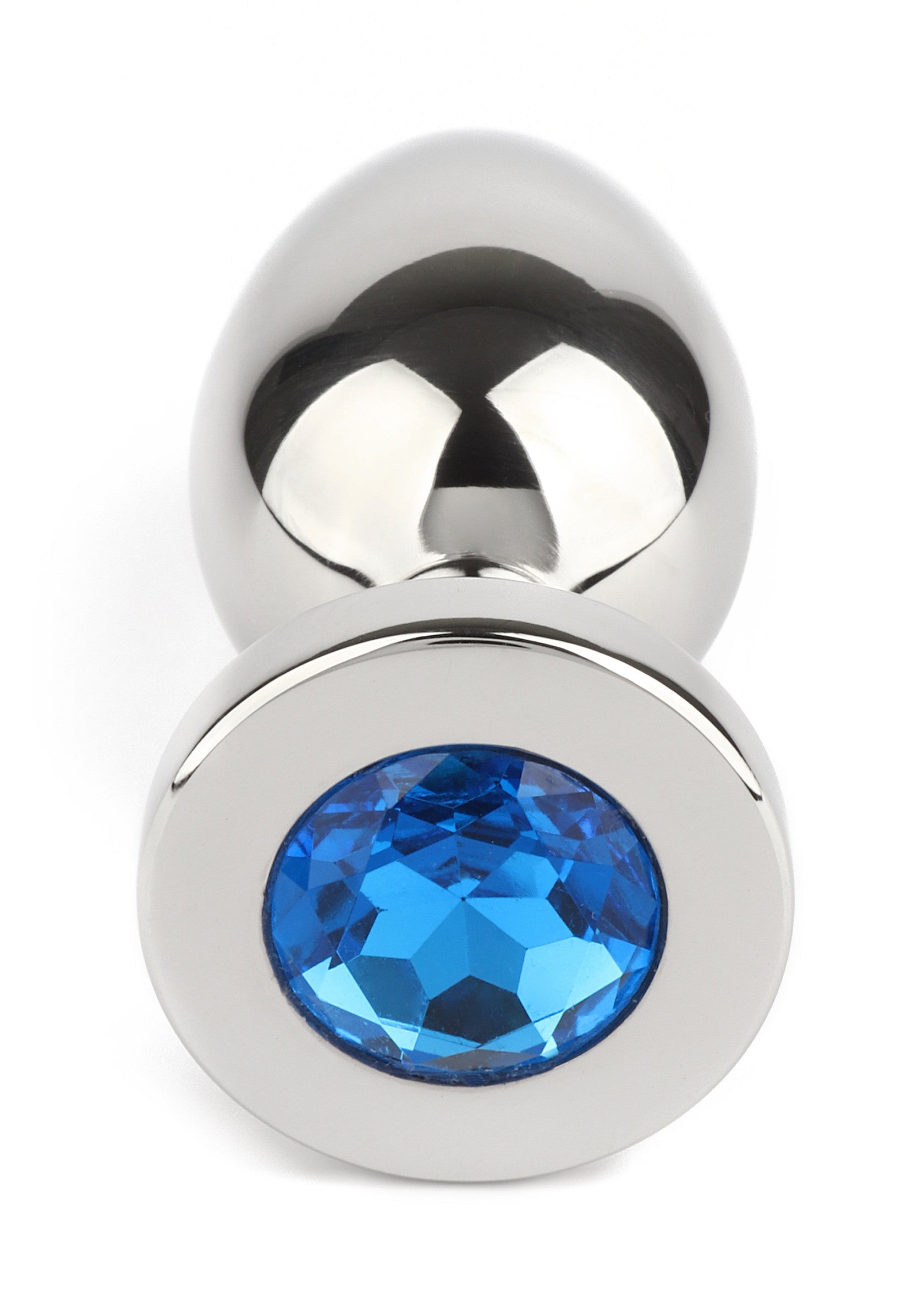 Jouet anal Mr. Steel Jewled Butt Plug Medium