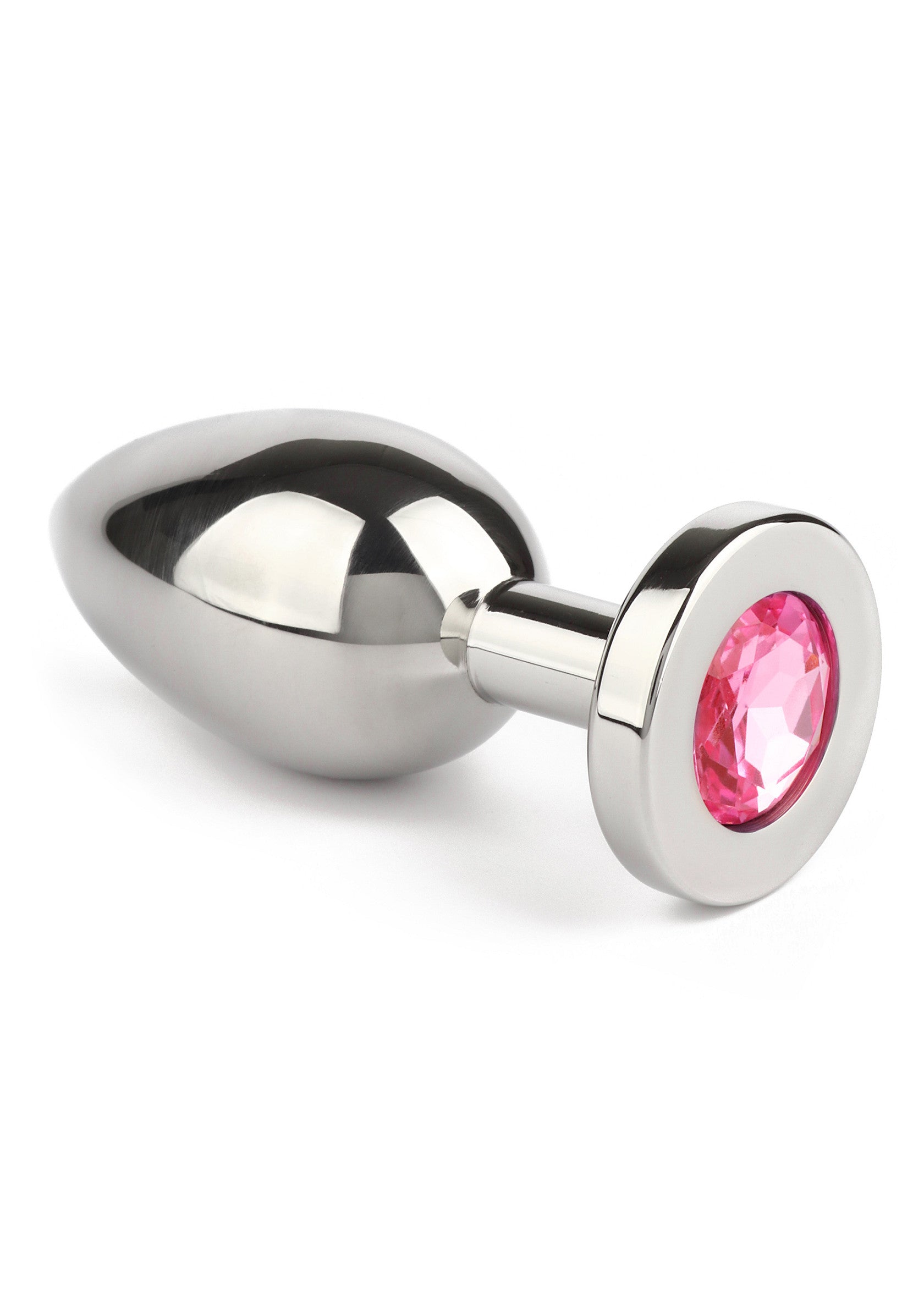 Jouet anal Mr. Steel Jewled Butt Plug Medium