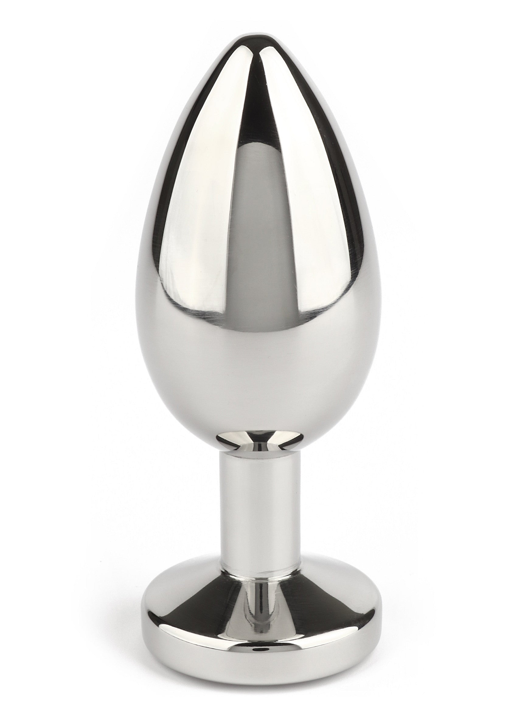 Jouet anal Mr. Steel Jewled Butt Plug Medium