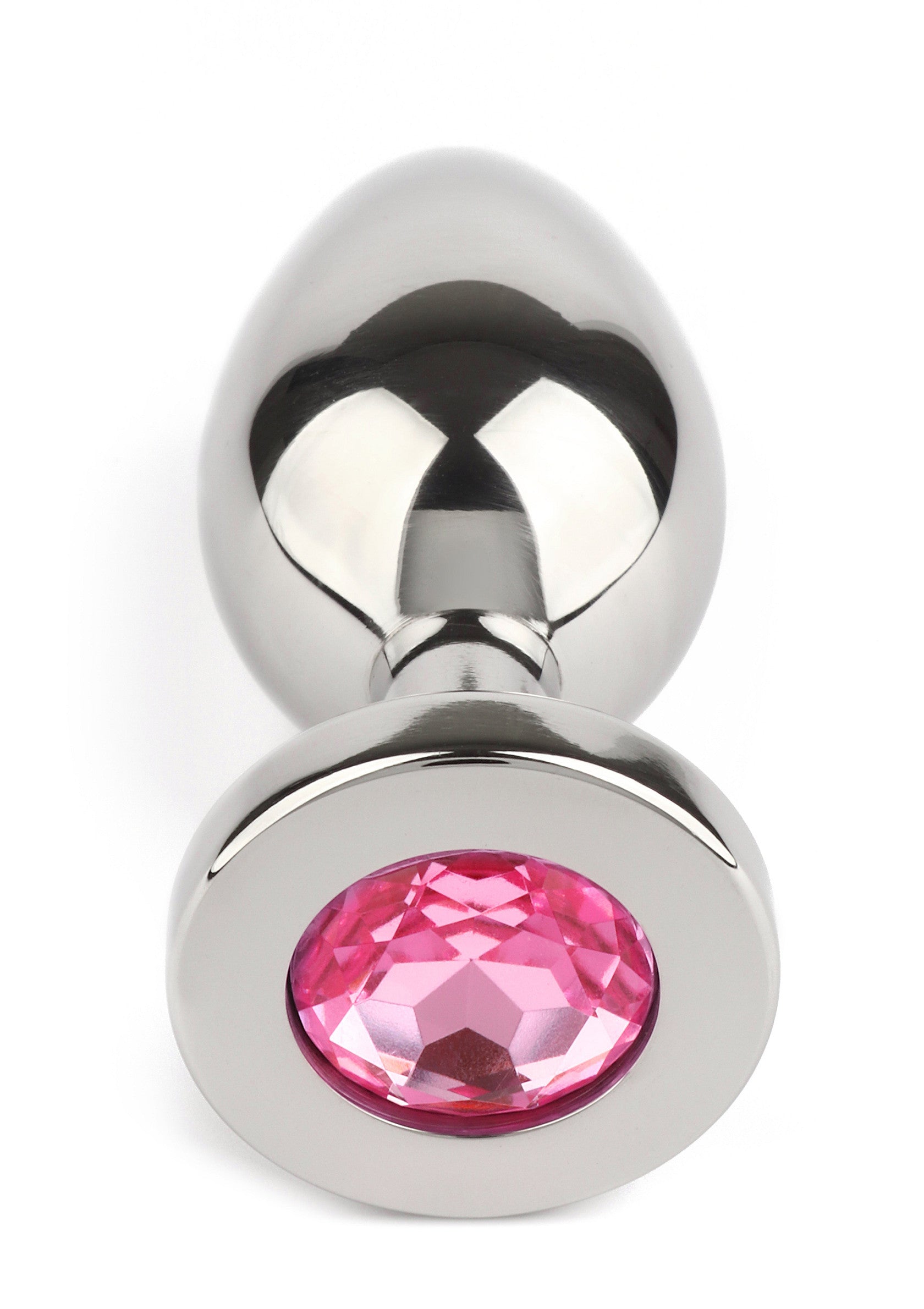 Jouet anal Mr. Steel Jewled Butt Plug Medium