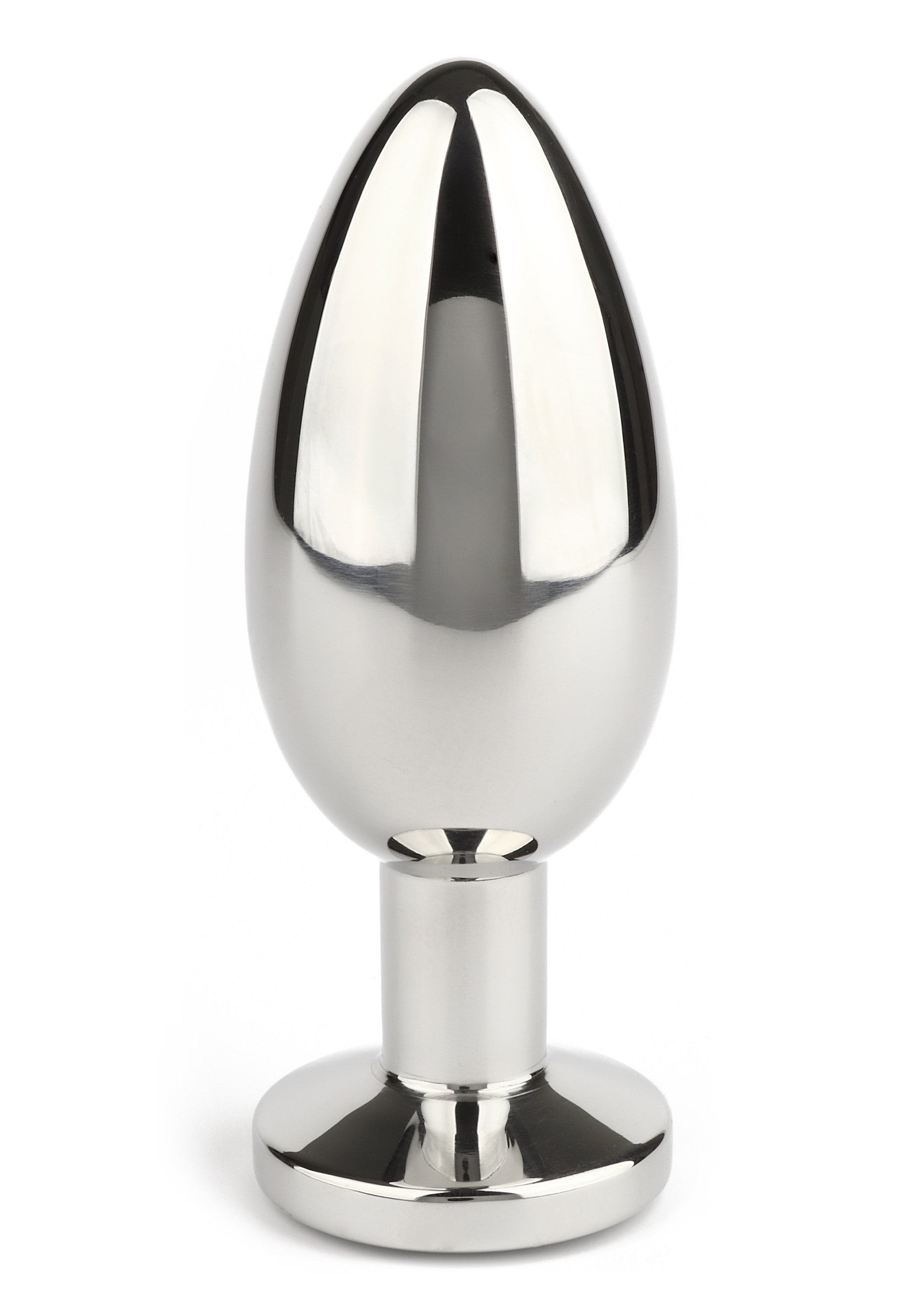 Jouet anal Mr. Steel Jewled Butt Plug Large