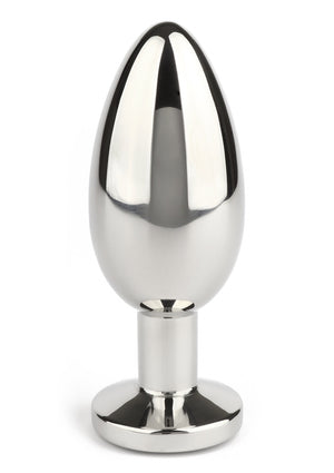 Jouet anal Mr. Steel Jewled Butt Plug Large