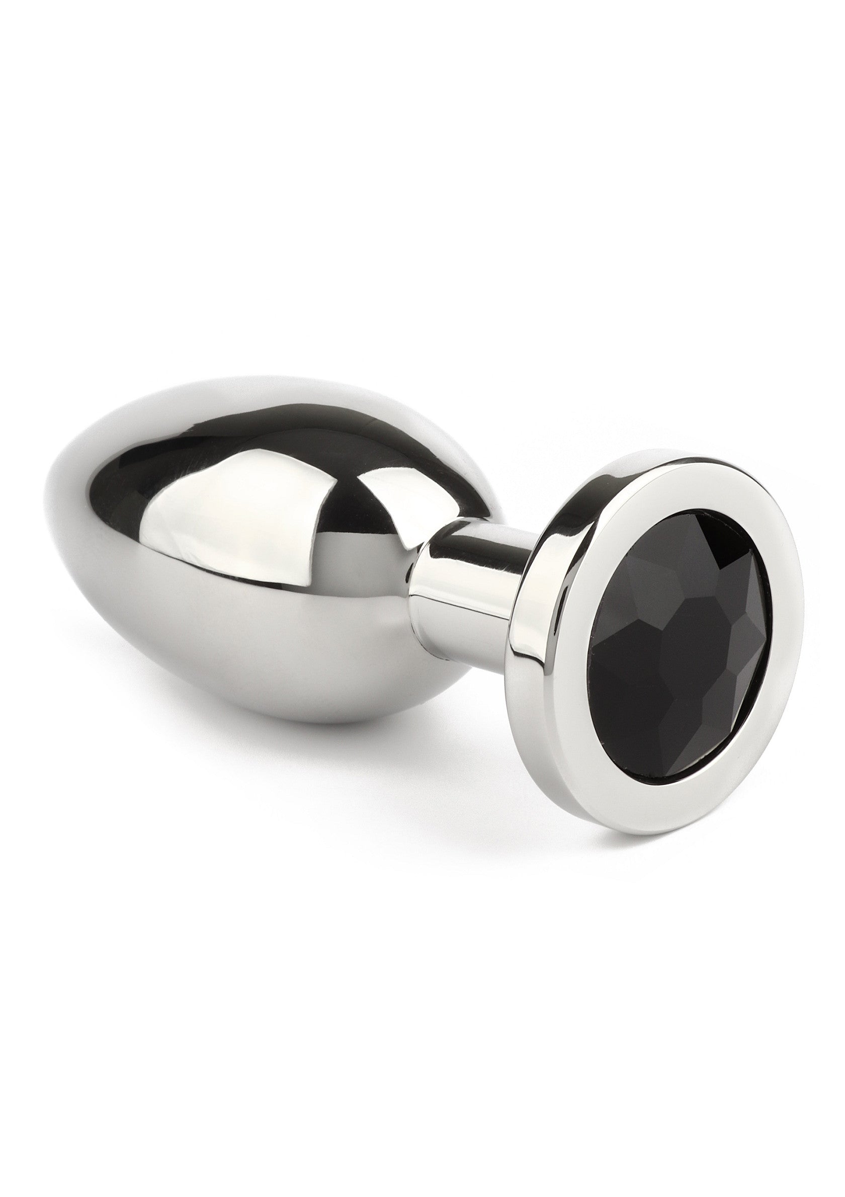 Jouet anal Mr. Steel Jewled Butt Plug Large