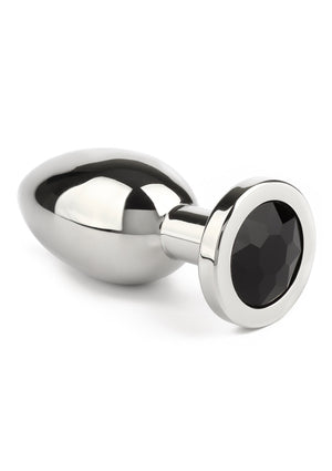 Jouet anal Mr. Steel Jewled Butt Plug Large