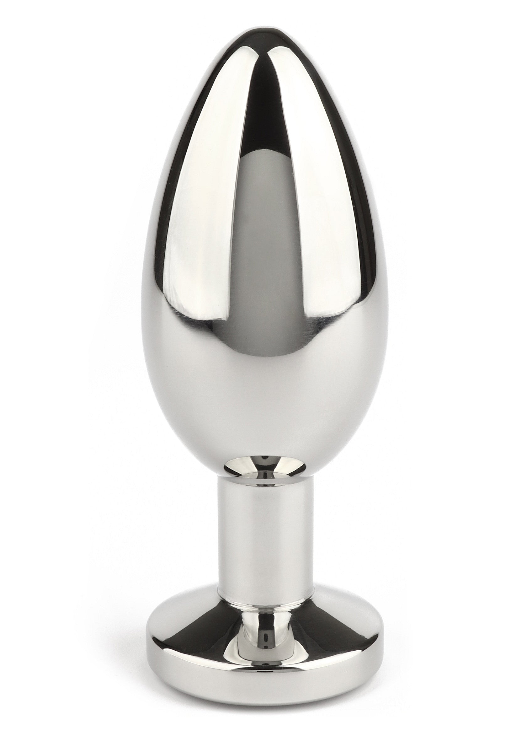 Jouet anal Mr. Steel Jewled Butt Plug Large