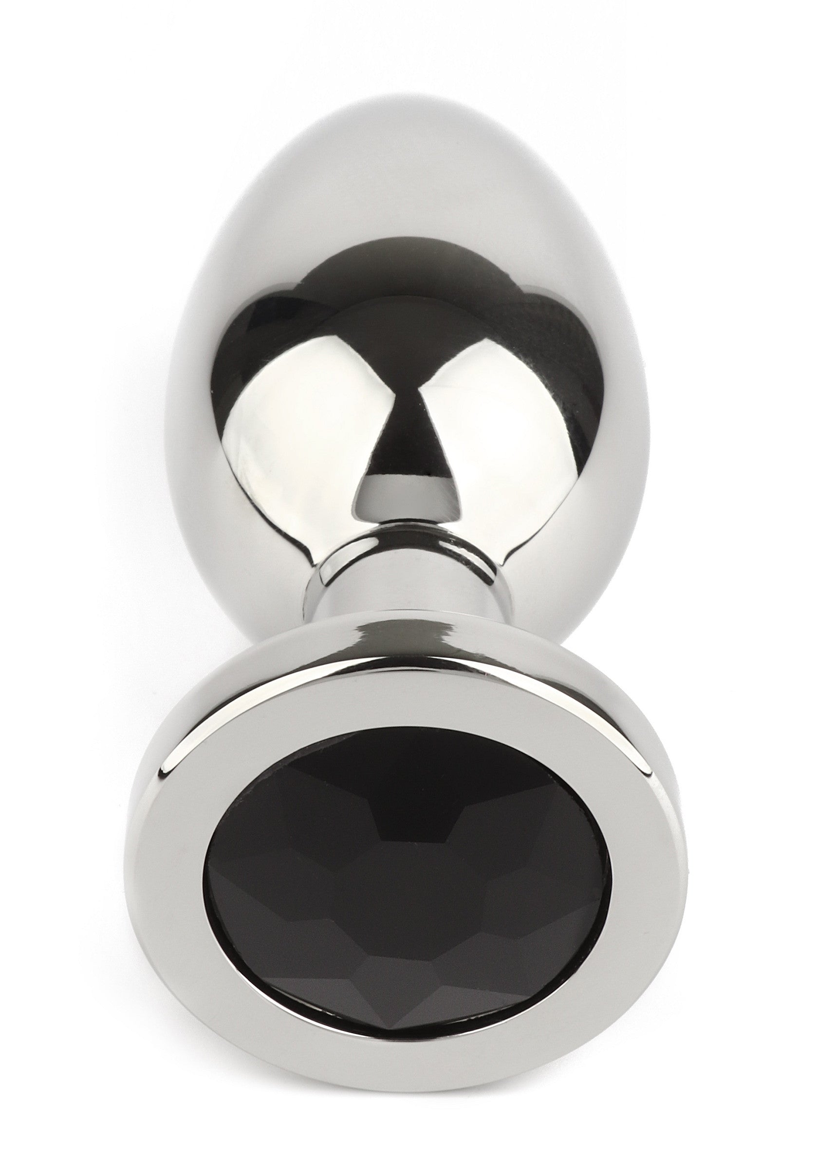 Jouet anal Mr. Steel Jewled Butt Plug Large