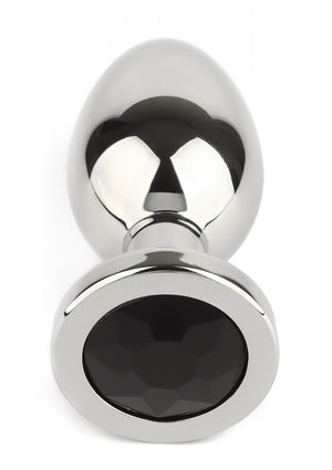 Jouet anal Mr. Steel Jewled Butt Plug Large