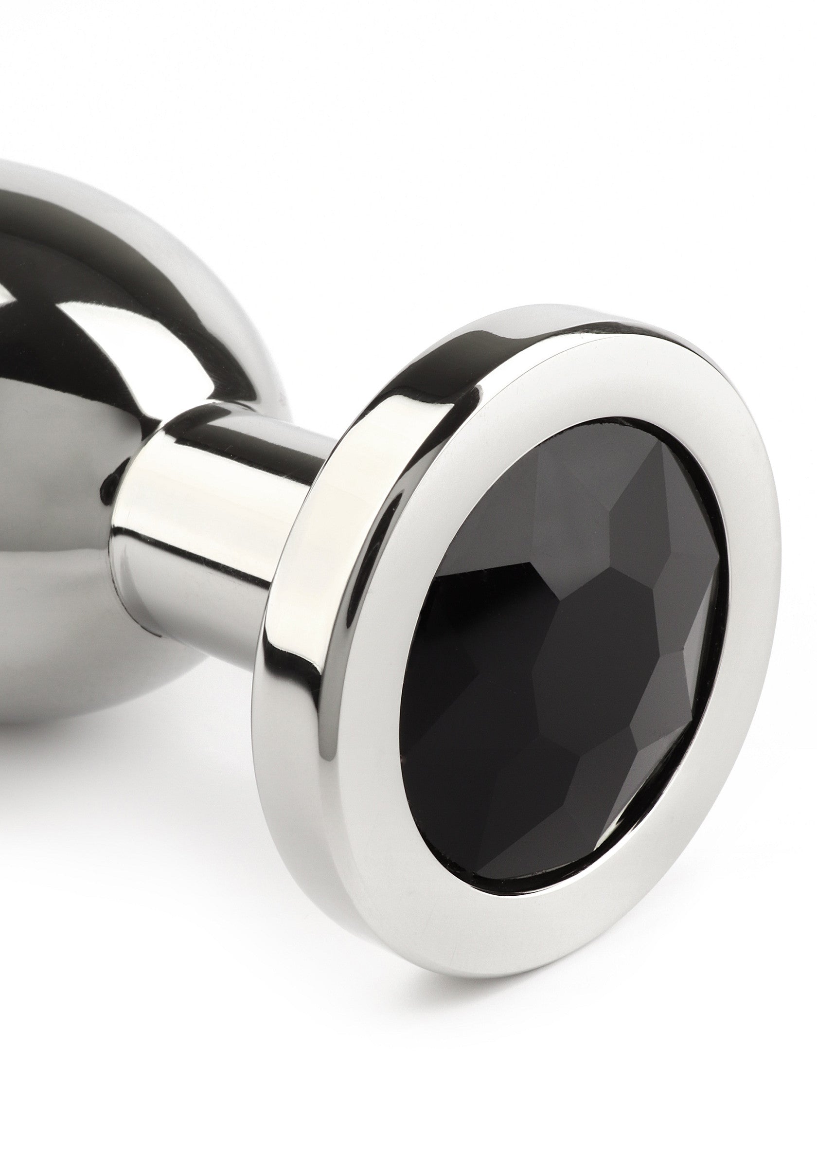 Jouet anal Mr. Steel Jewled Butt Plug Large