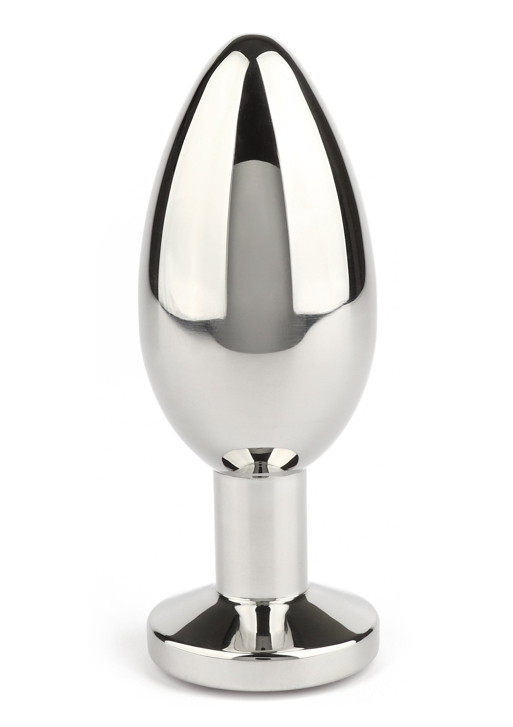 Jouet anal Mr. Steel Jewled Butt Plug Large