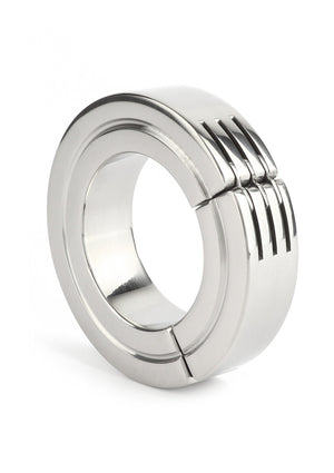Performance masculine Mr. Steel Hinged Magnetic Cockring 40mm