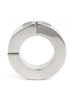 Performance masculine Mr. Steel Hinged Magnetic Cockring 40mm