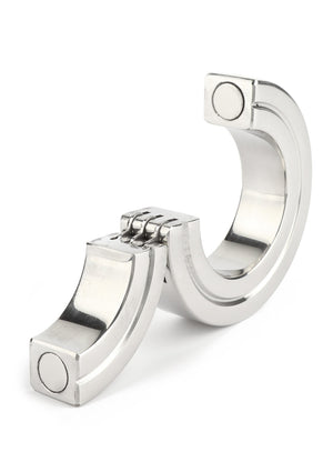 Performance masculine Mr. Steel Hinged Magnetic Cockring 40mm