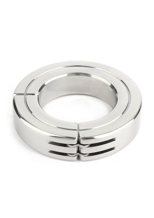 Performance masculine Mr. Steel Hinged Magnetic Cockring 45mm