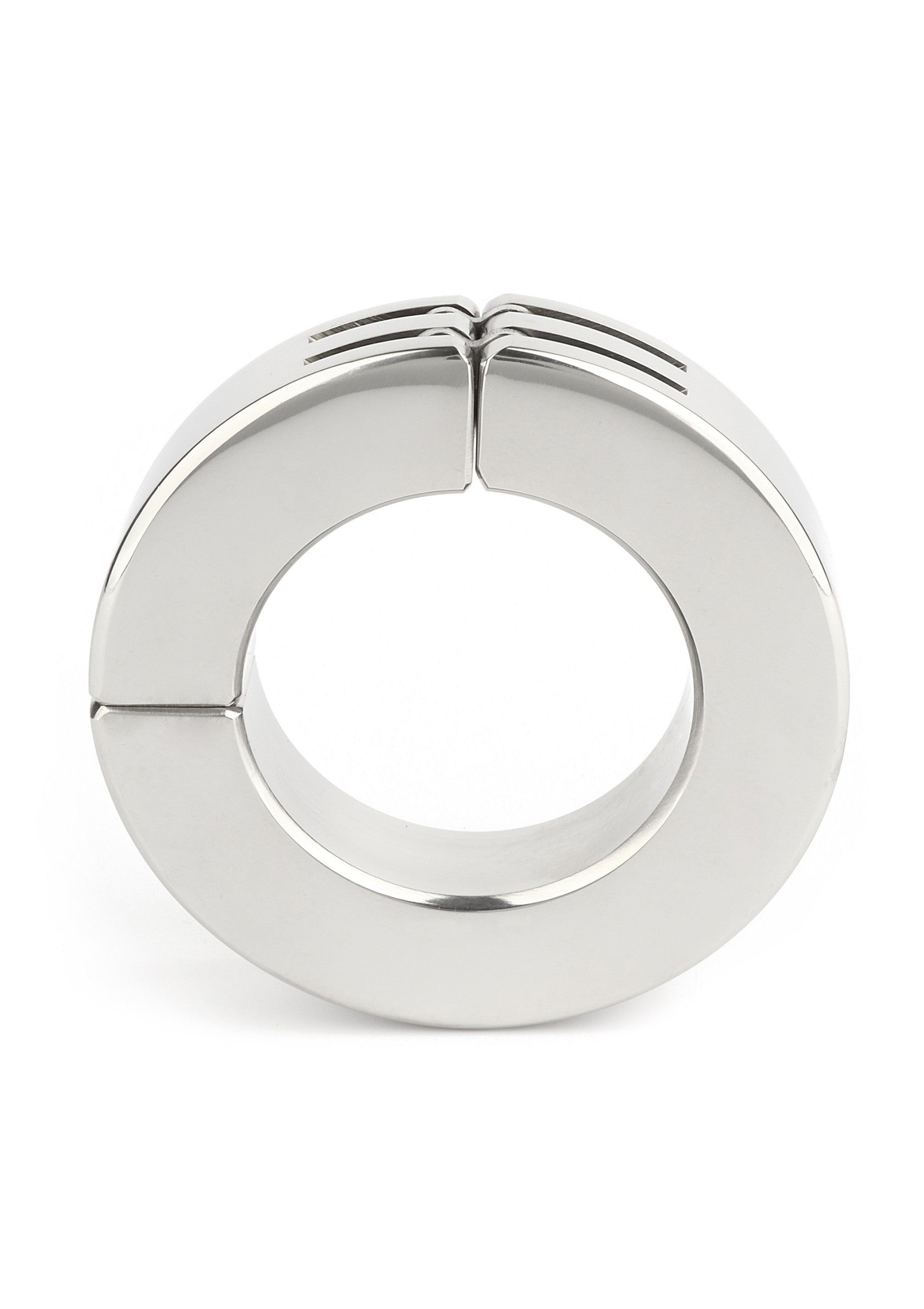 Performance masculine Mr. Steel Hinged Magnetic Cockring 45mm