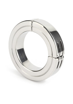 Performance masculine Mr. Steel Hinged Magnetic Cockring 50mm