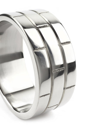 Performance masculine Mr. Steel The Wall C-Ring 55mm