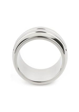 Performance masculine Mr. Steel Oval Barrel C-Ring 40mm