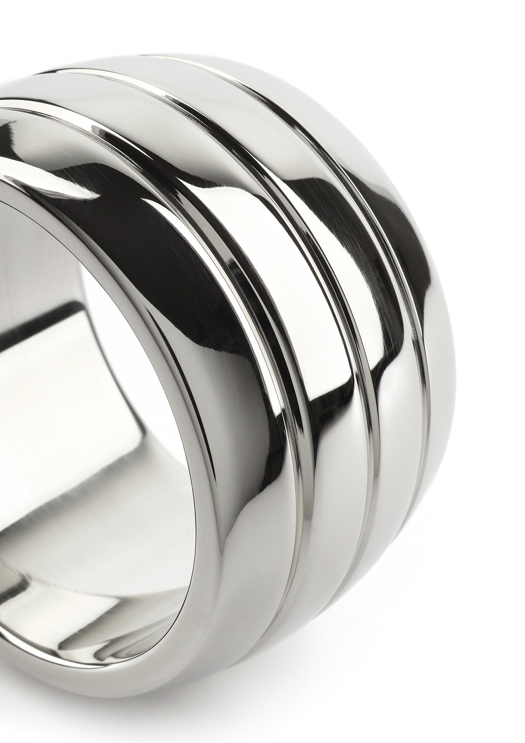 Performance masculine Mr. Steel Oval Barrel C-Ring 40mm