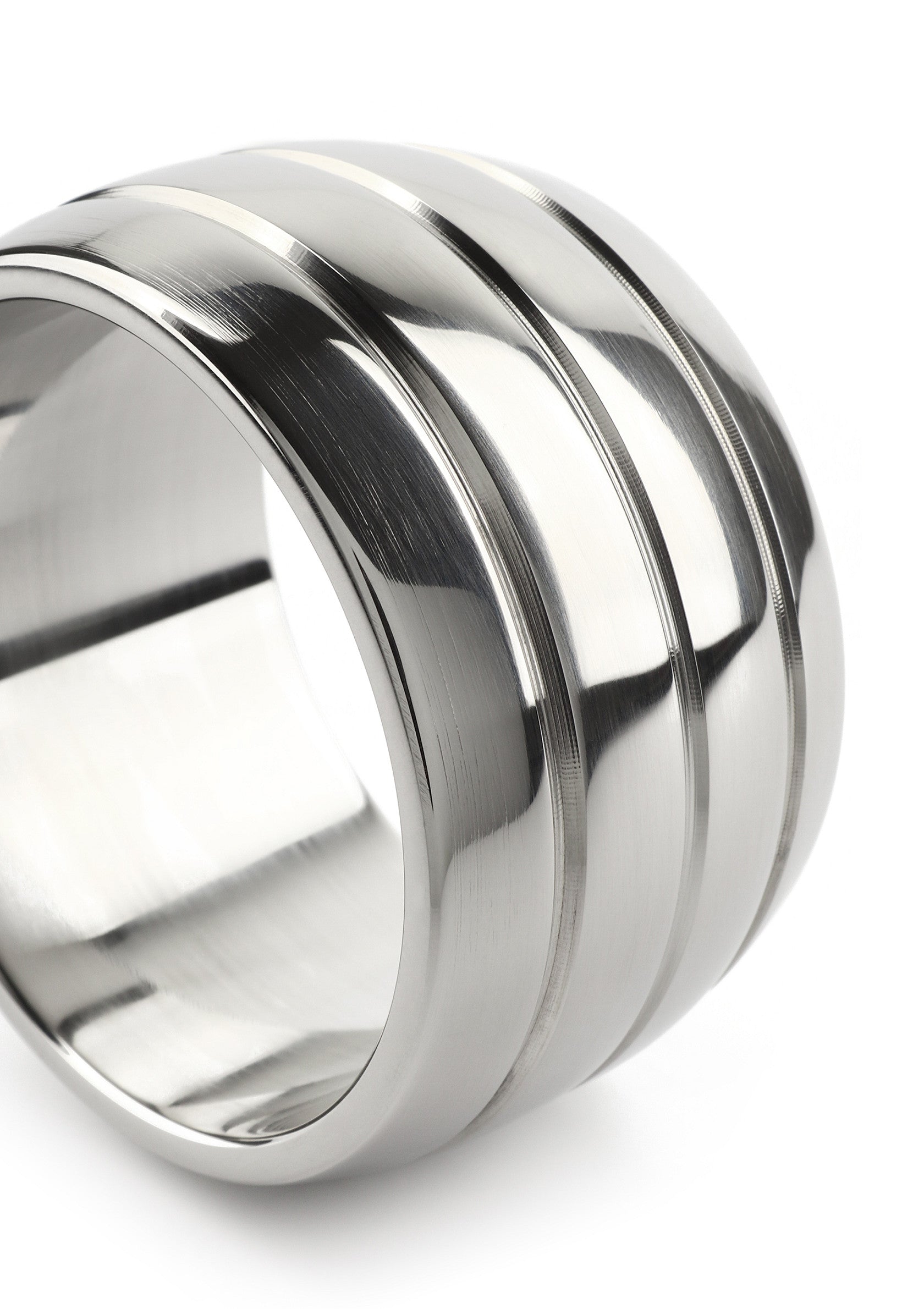 Performance masculine Mr. Steel Oval Barrel C-Ring 45mm