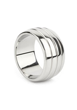 Performance masculine Mr. Steel Oval Barrel C-Ring 50mm